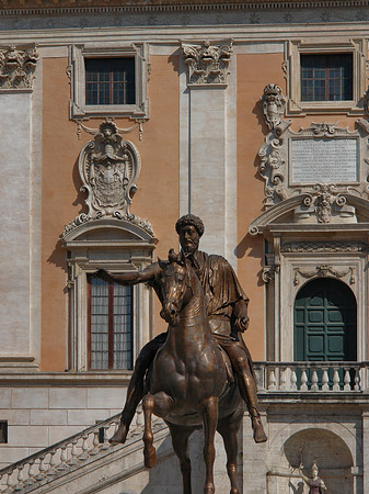 Fotos Marc Aurel Statue vor dem Kapitol