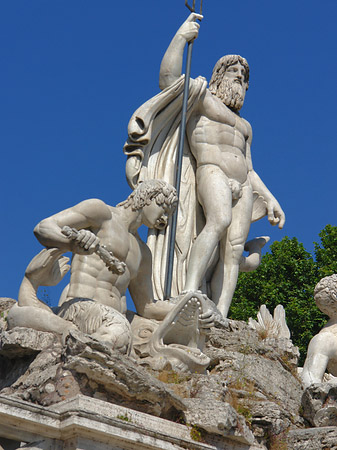 Foto Neptun an der Piazza - Rom