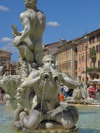 Foto Neptun am Meeresbrunnen - Rom