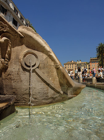 Foto Schiff im Barcaccia Brunnen - Rom