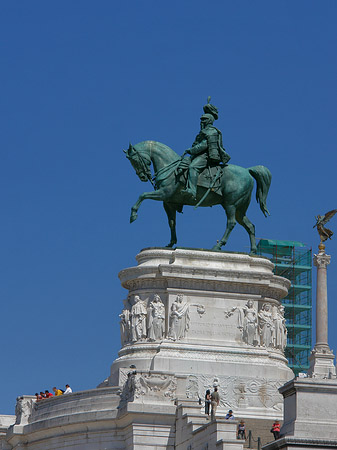 Foto Bronzestatue von Victor Emmanuel - Rom