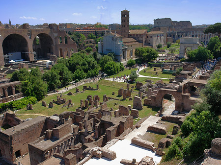 Fotos Blick auf das Forum Romanum | Rom