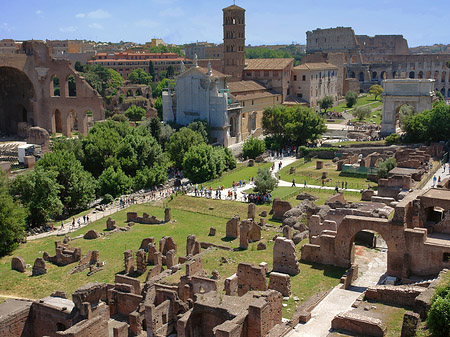 Foto Blick auf das Forum Romanum - Rom