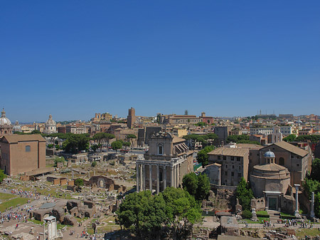 Foto Blick auf das Forum Romanum - Rom