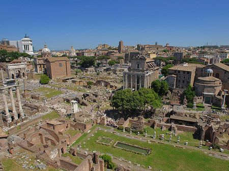 Foto Blick auf das Forum Romanum