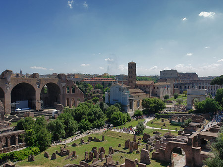 Foto Blick auf das Forum Romanum - Rom