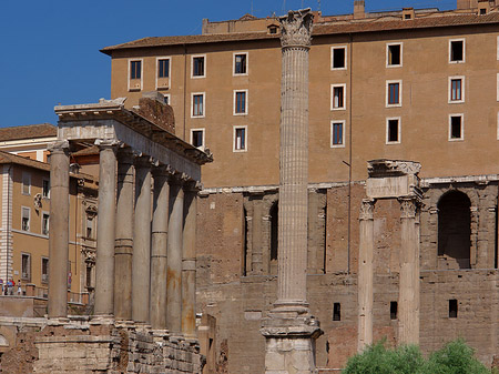 Fotos Tabularium und Kapitol mit Forum Romanum | Rom