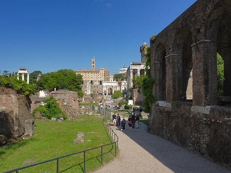 Foto Weg ins Forum Romanum - Rom