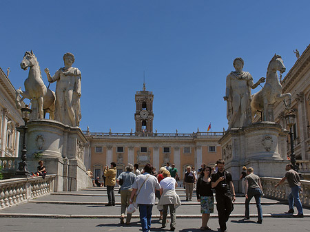 Foto Statuen der Dioskuren - Rom