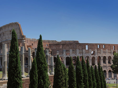 Foto Kolosseum mit dem Forum Romanum