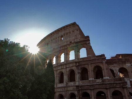 Foto Kolosseum mit Sonne