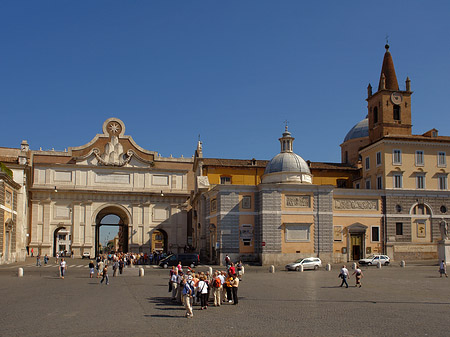 Foto Porta del Popolo mit Piazza - Rom