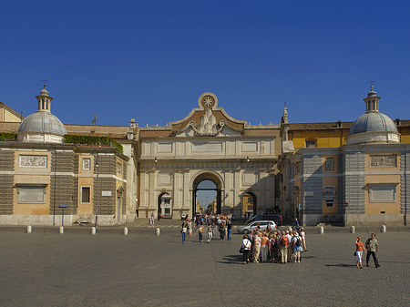 Fotos Porta del Popolo mit Piazza | Rom