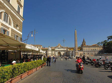 Foto Strasse zur Piaza del Popolo - Rom