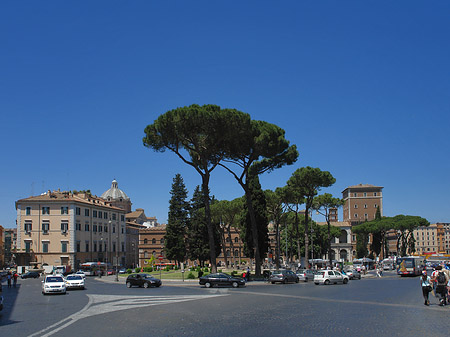 Fotos Verkehr an der Piazza Venezia