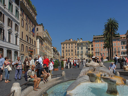 Barcaccia Brunnen Foto 