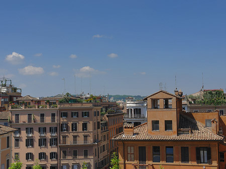 Gebäude an der Spanischen Treppe Foto 