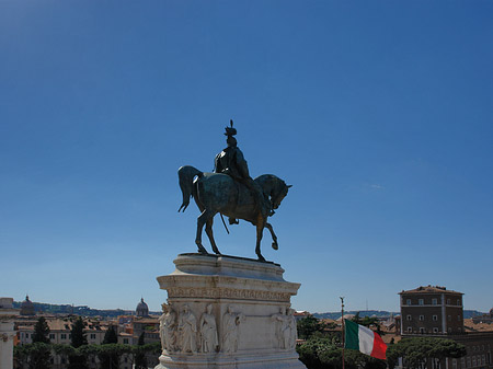 Foto Bronzestatue von Victor Emmanuel - Rom