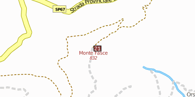 Monte Fasce Stadtplan