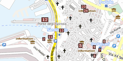 Palazzo San Giorgio  Stadtplan